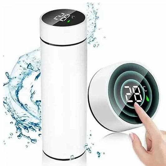 Thermos Bottle with Digital Temperature Display