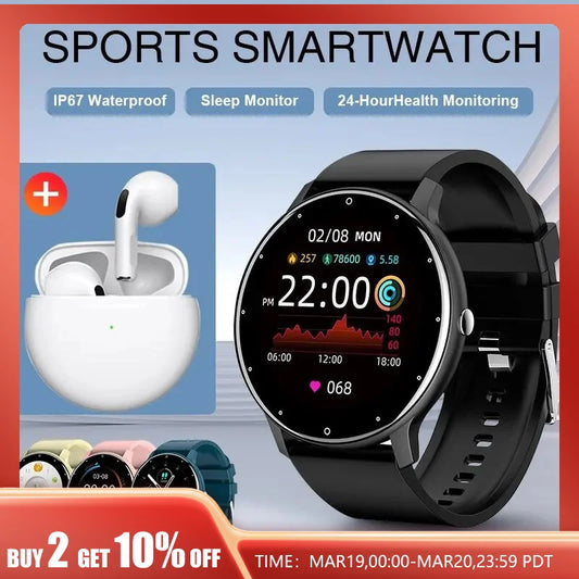 Smart Watch Real-time Activity Tracker Heart Rate Monitor Clock For Android/IOS